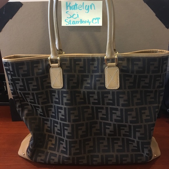 Authentic Fendi Zucca Tote Bag - Picture 2 of 8